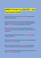 AMMO 51 Practice Test 2026&sol;2027 &ndash; Exam Prep & Answer Guide 