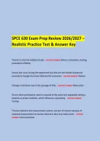 &NewLine;SPCE 630 Exam Prep Review 2026&sol;2027 &ndash; Realistic Practice Test & Answer Key &NewLine;