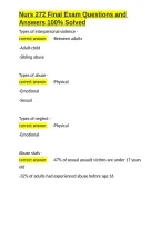 Nurs 272 Final Exam Questions and Answers 100- Solved&period;docx&NewLine;&NewLine;