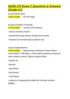 NURS 272 Exam 2 Questions & Answers &lpar;Grade A&plus;&rpar;&period;docx&NewLine;&NewLine;
