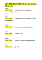 NUR 6001 Exam 1 Questions & Answers &lpar;Grade A&plus;&rpar;&period;docx&NewLine;&NewLine;