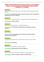 AMMO 18 NKO UPDATED ACTUAL Exam Questions and CORRECT&NewLine;Answers &vert; Newest Update Verified Answers with Detailed&NewLine;Rationales &vert; A&plus; Verified