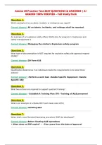Ammo 49 Practice Test 2027 QUESTIONS & ANSWERS &vert; A&plus;&NewLine;GRADED 100&percnt; VERIFIED &ndash; Full Study Pack