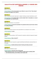 Ammo 49 Test 2027 Questions & Answers &vert; A&plus; Graded 100&percnt;&NewLine;Verified