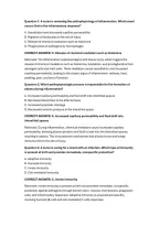 Academic Year 2026&ndash;2027 Pathophysiology for Nursing Study Guide&colon; 190&plus; Exam Questions with Verified Answers and Detailed Rationales &ndash; Latest Edition Review of Cellular Dysfunction&comma; Inflammation&comma; Immune Disorders&comma; and Systemic Disease Mechanisms