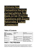 2026&sol;2027 Ultimate New Hampshire Nursing Jurisprudence Test Bank&colon; S-Tier Practice Questions with Expert Rationales & Legal Frameworks