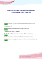 Ammo CDC set A Exam &vert; Questions and Answers with&NewLine;Verified Solutions &vert; Latest Update 2026