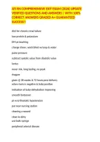 Ati Rn Comprehensive Exit Exam &lpar;2026&rpar; Update Verified Questions And Answers &vert; With 100&percnt; Correct Answers Graded A&plus; Guaranteed Success&excl;&excl;