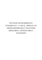 Microbiology Fundamentals&colon; A Clinical Approach 4th Edition Test Bank by Marjorie Kelly Cowan & Heidi Smith