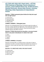 ATI TEAS A&P 2026&sol;2027 Study Guide &vert; ACTUAL TEAS Anatomy & Physiology Practice Questions & Answers&comma; Latest Updated Exam Prep&comma; Verified Answers&comma; Detailed Rationales&comma; Human Body Systems&comma; Anatomy&comma; Physiology&comma; Body Organization & Comprehensive Review