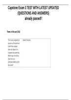 Capstone Exam 3 Test With Latest Updated &lpar;Questions And Answers&rpar;