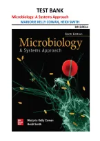 Test Bank for Microbiology&colon; A Systems Approach&comma; 6th Edition by Marjorie Kelly Cowan & Heidi Smith &vert; Complete Questions & Answers