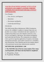Nab Nha Exam Newest 2026&sol;2027 Actual Exam &NewLine;Questions And Correct Answers &lpar;Verified &NewLine;Answers&rpar; Plus Rationales 2026 Q&A &vert; Instant &NewLine;Download Pdf&period; &NewLine;