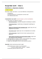 Samenvatting Praktisch burgerlijk recht 2025 -  Burgerlijk recht