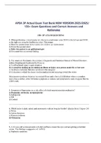 APEA 3P Practice Exam Questions & Answers &ndash; 2025&sol;2026 Study Guide