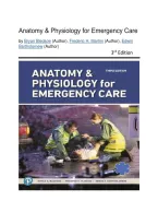 Test Bank for Anatomy & Physiology for Emergency Care&comma; 3rd Edition &lpar;Bledsoe&comma; 2020&rpar; Chapter 1-20 Fully Covered&NewLine;