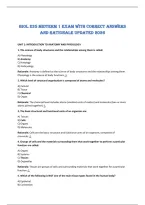 BIOL 235 Midterm 1 Exam with correct answers&NewLine;and rationale updated 2026