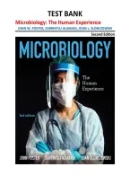 Test Bank for Microbiology&colon; The Human Experience&comma; 2nd Edition by Foster&comma; Aliabadi & Slonczewski &vert; Complete Questions & Answers