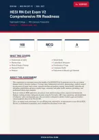 BSN 366 HESI RN Exit Exam V2 Comprehensive RN Readiness Nightingale 2026&sol;2027 &ndash; Questions and Answers &vert; 100&percnt; Verified &vert; Detailed Rationales &ndash; Pass Guaranteed &ndash; A&plus; Graded&NewLine;