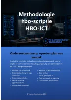 Methodologie hbo-scriptie HBO-ICT &vert; Onderzoeksopzet&comma; checklist & voorbeelden &vert; Editie 2026