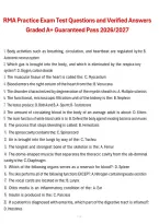 RMA Practice Exam Test &ndash; Questions and Verified Answers 2026&sol;2027&comma; practice exam with answers