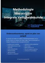 Methodologie hbo-scriptie Integrale Veiligheidskunde &vert; Onderzoeksopzet&comma; checklist & voorbeelden &vert; Editie 2026
