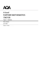 2026 AS & A-Level AQA Further Mathematics Papers &plus; Mark Schemes BUNDLE