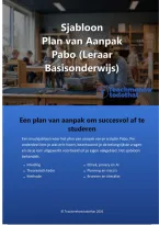 Plan van aanpak hbo-scriptie Pabo &vert; Sjabloon&comma; voorbeeldcasus & checklist &vert; Editie 2026