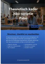 Theoretisch kader hbo-scriptie Pabo &vert; Structuur&comma; checklist & voorbeelden &vert; Editie 2026