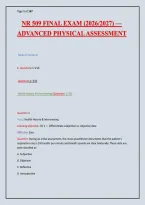NR 509 Final Exam 2025&colon; 210 Questions & Answers with Detailed Rationales &ndash; Chamberlain University &vert; Complete Study Guide
