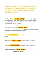 Wgu D426 Objective Assessment 2026  Questions And Correct Answers  A&plus; Study Guide  Oa Exam Review And Practice Test