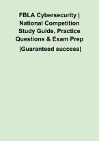 FBLA Cybersecurity &vert; National Competition Study Guide&comma; Practice Questions & Exam Prep&NewLine;&NewLine;