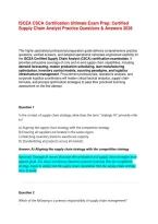 ISCEA CSCA Certification Ultimate Exam Prep&colon; Certified Supply Chain Analyst Practice Questions & Answers