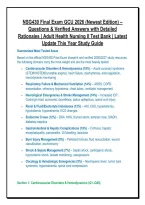 NSG-430 ADULT HEALTH II EXAMS 1&ndash;4 AND FINAL EXAM MEGA PRACTICE TEST BANK &vert; 600&plus; ACTUAL EXAM QUESTIONS & VERIFIED SOLUTIONS WITH CLINICAL DECISION-MAKING RATIONALES &vert; GRAND CANYON UNIVERSITY