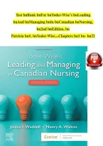 Yoder-Wise&rsquo;s Leading and Managing in Canadian Nursing 2nd Edition &ndash; Patricia S&period; Yoder-Wise &vert; Chapters 1&ndash;32 &vert; Complete Test Bank with Answers