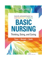 Test Bank for Davis Advantage for Basic Nursing&colon; Thinking&comma; Doing&comma; and Caring 3rd Edition by Leslie S&period; Treas&comma; Karen L&period; Barnett & Mable H&period; Smith &vert; ISBN 9781719642071 &vert; Complete Questions and Answers