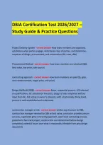 DBIA Certification Test 2026&sol;2027 &ndash; Study Guide & Practice Questions 