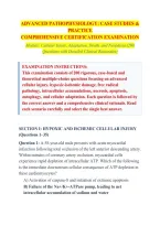 Advanced Pathophysiology &mdash; Cellular Injury&comma; Mechanisms of Disease&comma; and Fluid&sol;Electrolyte Imbalances &mdash; Comprehensive Case Studies&comma; Practice Quizzes & Rationales
