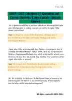 AHIP 2027 Modules 1&ndash;5 Questions and Answers &vert; Correct Answers with Detailed Rationales &vert; Latest Certification Study Guide