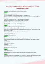 Macro Mcgraw Hill Final Exam Questions and Answers Verified&NewLine;Solutions Latest Update