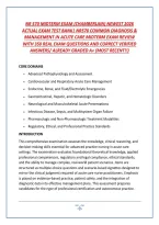 NR 570 MIDTERM EXAM &lpar;CHAMBERLAIN&rpar; NEWEST 2026 ACTUAL EXAM TEST BANK&vert; NR570 COMMON DIAGNOSIS & MANAGEMENT IN ACUTE CARE MIDTERM EXAM REVIEW WITH 75 REAL EXAM QUESTIONS AND CORRECT VERIFIED ANSWERS&sol; ALREADY GRADED A&plus; &lpar;MOST RECENT&excl;&excl;