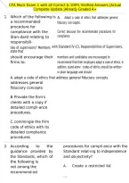 CFA Mock Exam 1 with all Correct & 100&percnt; Verified Answers &vert;Actual Complete Update &vert;Already Graded A&plus;
