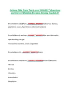 Indiana QMA State Test Latest 2026&sol;2027 Questions &NewLine;and Correct Detailed Answers Already Graded A&plus; 