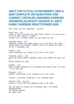 Nr 509 - Final Exam Bate s Interactive Question Bank Questions And Correct Verified Answers