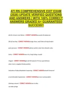 Ati Comprehensive Exit Exam&colon; 180 &NewLine;Questions And Correct Detailed &NewLine;Answers &lpar;Verified Answers&rpar; &NewLine;&vert;Already Graded A&plus;&vert;&vert;Brand New &NewLine;Version 2026&excl;&excl;&excl; 