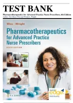 Test Bank - Pharmacotherapeutics for Advanced Practice Nurse Prescribers&comma; 6th Edition &lpar;Woo&comma; 2024&rpar;&comma; Chapter 1-57 &vert; All Chapters &vert;complete Guide A&plus;&period;