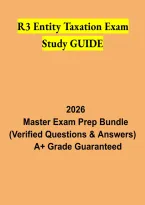 R3 Entity Taxation Exam Study Guide 2026 &vert; CPA REG C Corp&comma; S Corp & Partnership Tax Review