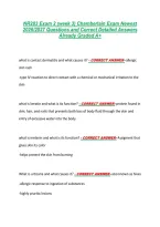 NR283 Exam 2 &lpar;week 3&rpar; Chamberlain Exam Newest &NewLine;2026&sol;2027 Questions and Correct Detailed Answers &NewLine;Already Graded A&plus; 