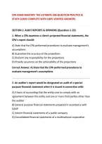 Cpa Exam Mastery&colon; The Ultimate 200-Question Practice & Study Guide Complete With 100&percnt; Verified Answers