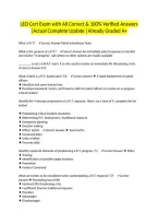 LEO Cert Exam with All Correct & 100&percnt; Verified Answers &vert;Actual Complete Update &vert;Already Graded A&plus;